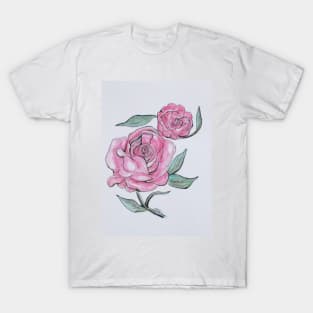 Pretty And Pink Roses T-Shirt